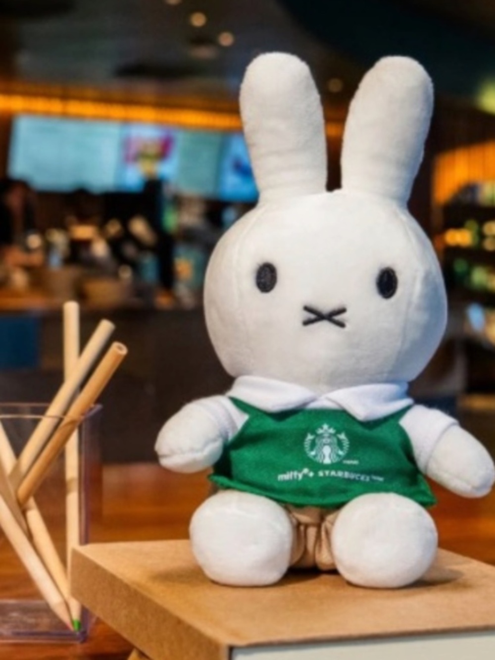 Starbucks x Miffy Barista Green Apron Plushy Toy with Gift Box